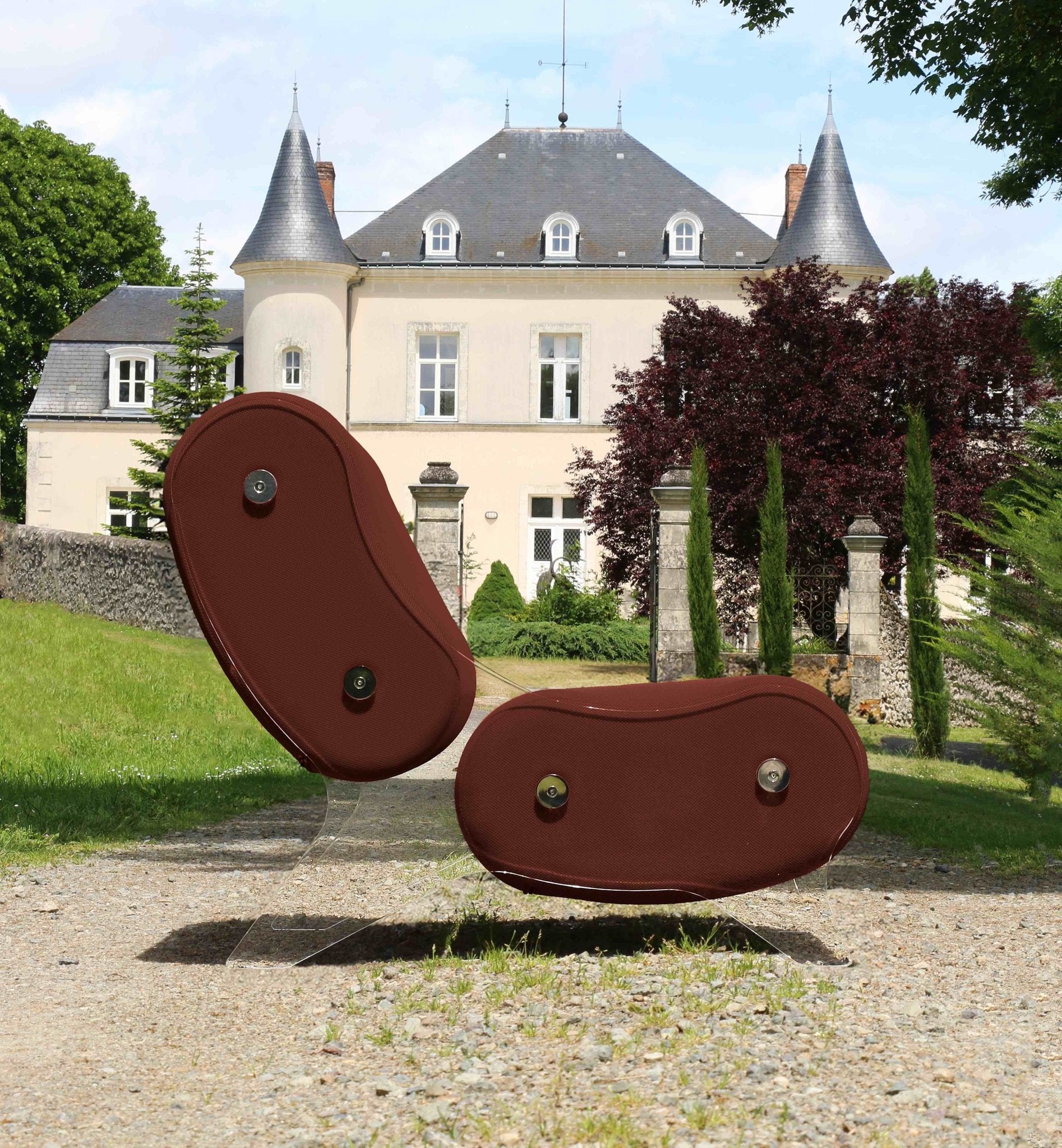 Fauteuil en altuglas et mousse alvéolaire - KUUMO DESIGN - La Maison MilanaiseMW06 - SP - 2Blanc