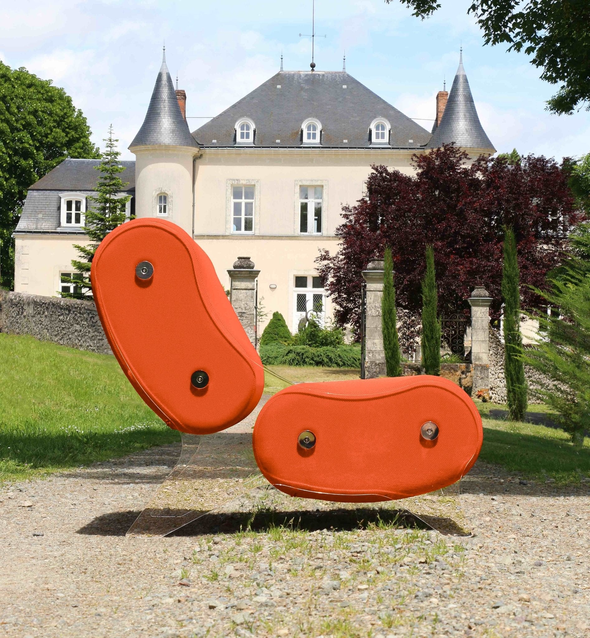 Fauteuil en altuglas et mousse alvéolaire - KUUMO DESIGN - La Maison MilanaiseMW06 - SP - 2Blanc