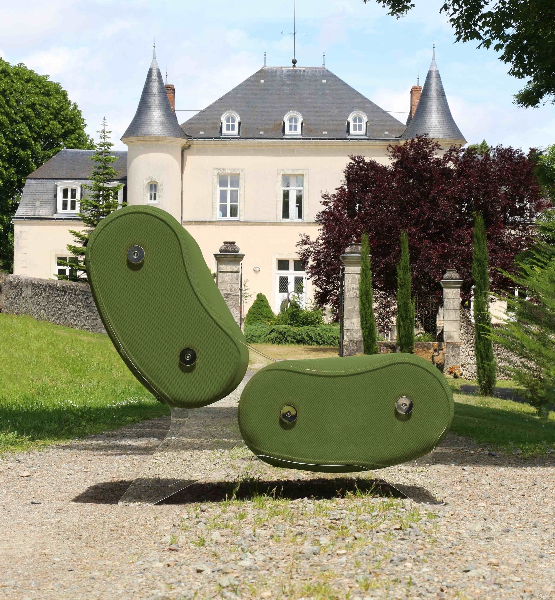 Fauteuil en altuglas et mousse alvéolaire - KUUMO DESIGN - La Maison MilanaiseMW06 - SP - 2Blanc