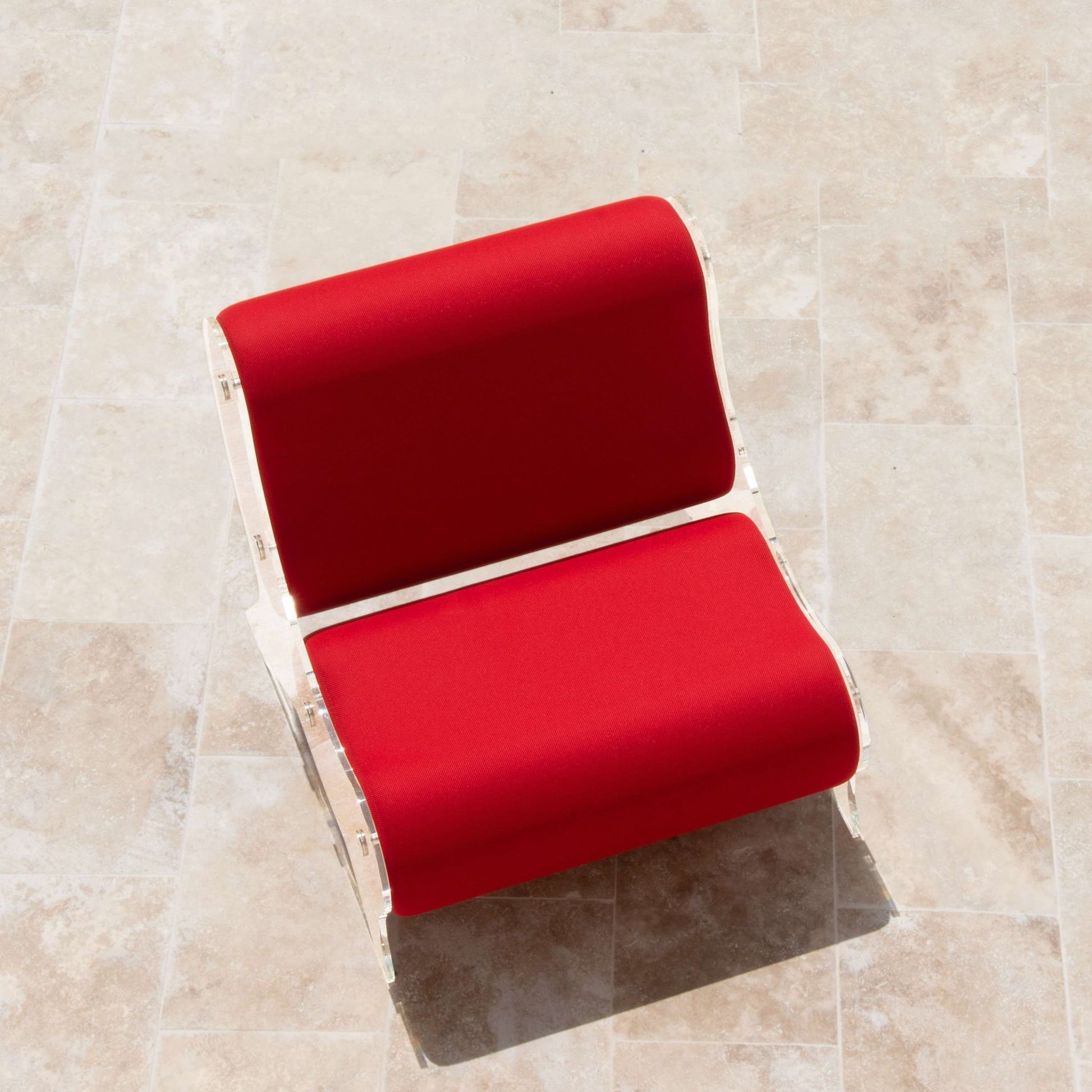 Fauteuil en altuglas et mousse alvéolaire - KUUMO DESIGN - La Maison MilanaiseMW06 - SP - 3Bleu Clair