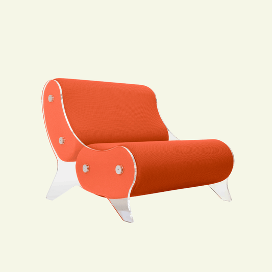 Fauteuil en altuglas et mousse alvéolaire - KUUMO DESIGN - La Maison MilanaiseMW06 - SP - 2Blanc