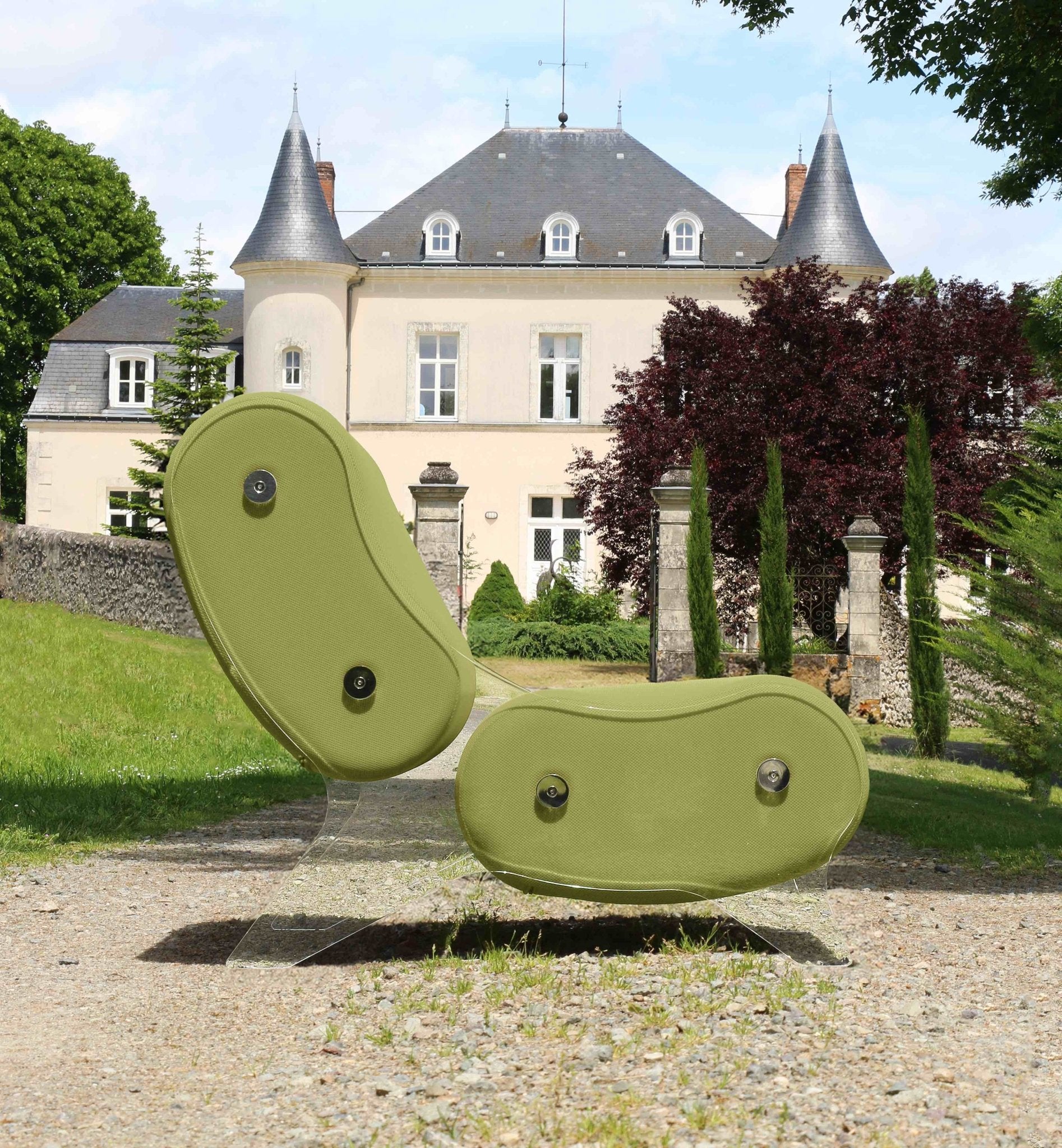 Fauteuil en altuglas et mousse alvéolaire - KUUMO DESIGN - La Maison MilanaiseMW06 - SP - 2Blanc