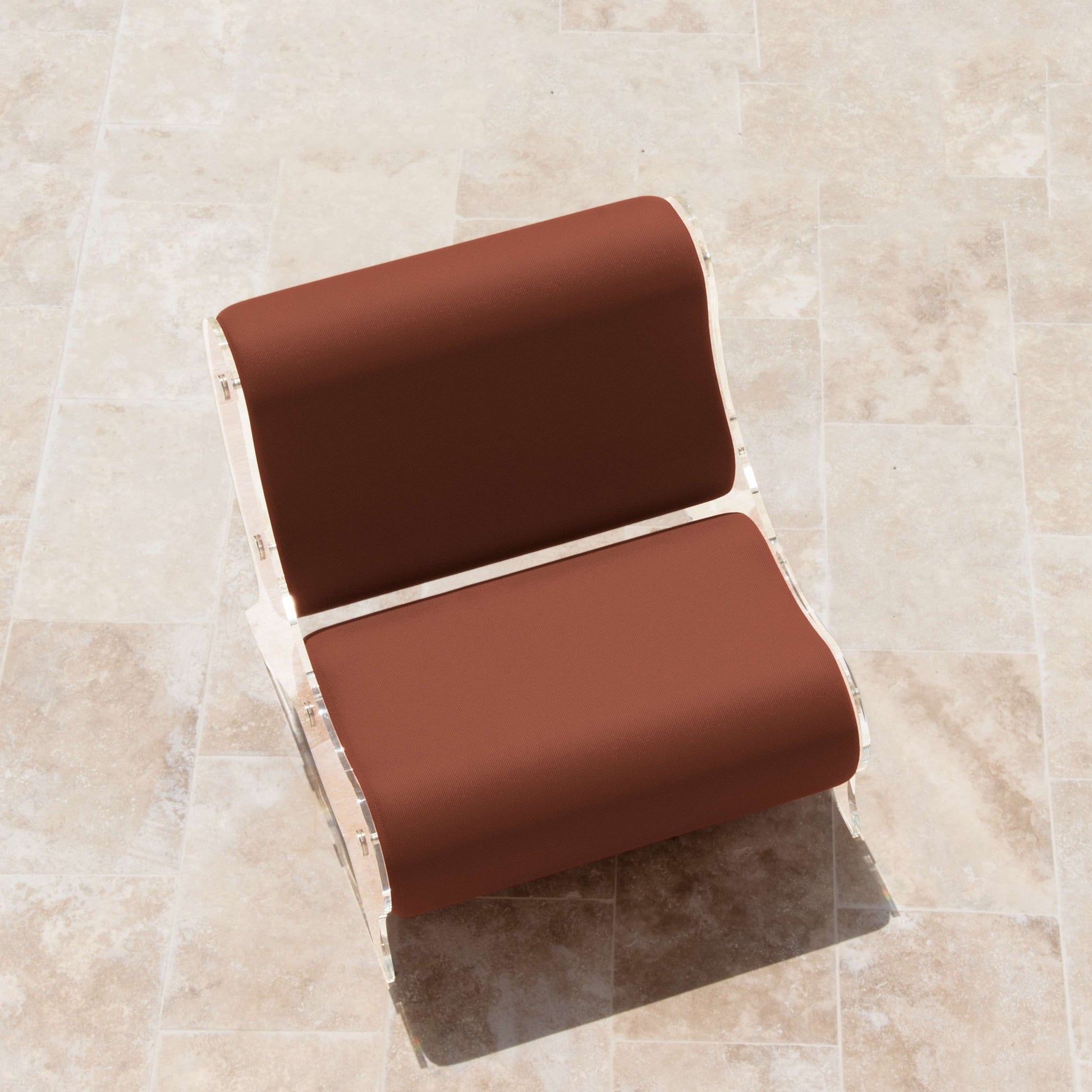 Fauteuil en altuglas et mousse alvéolaire - KUUMO DESIGN - La Maison MilanaiseMW06 - SP - 3Bleu Clair