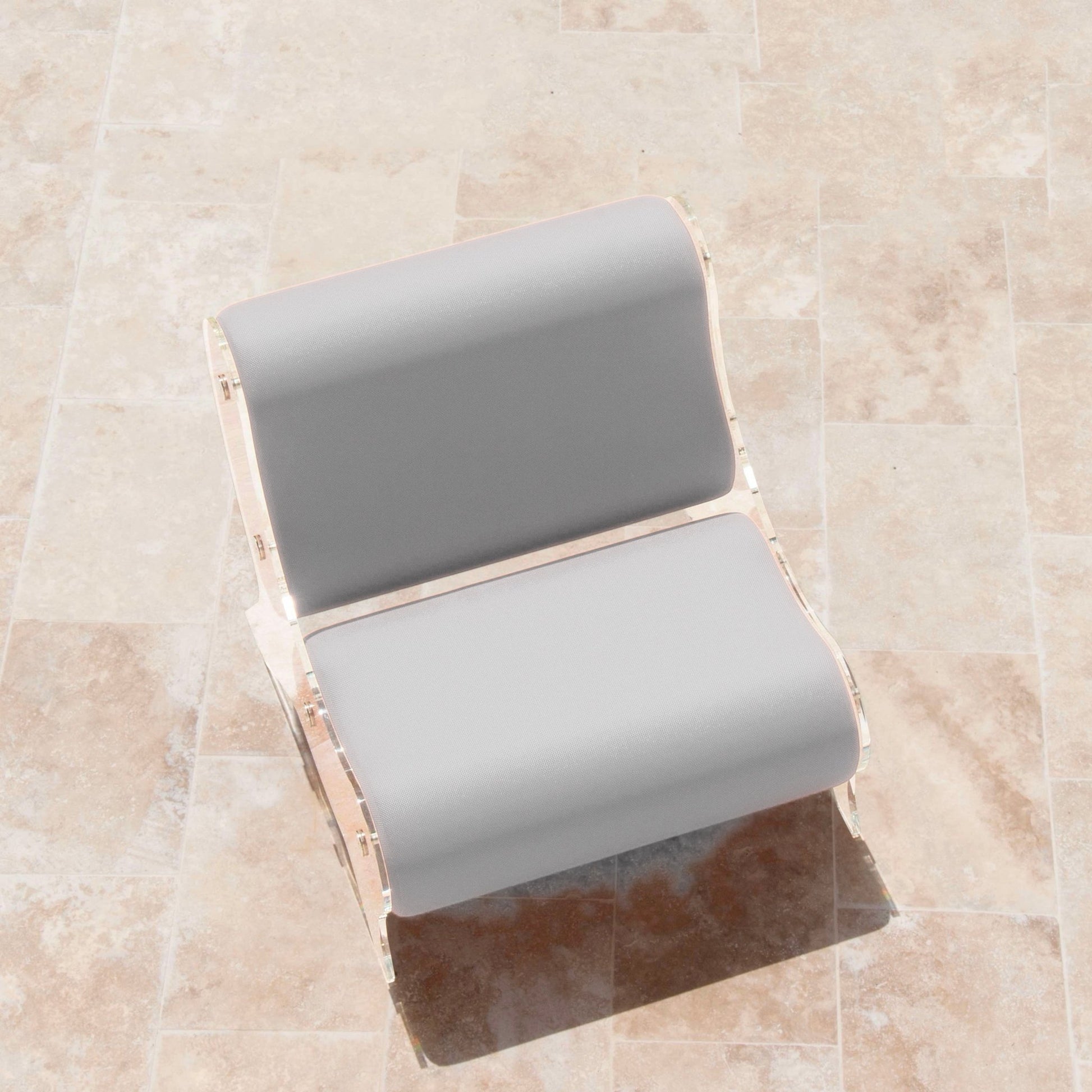 Fauteuil en altuglas et mousse alvéolaire - KUUMO DESIGN - La Maison MilanaiseMW06 - SP - 2Blanc