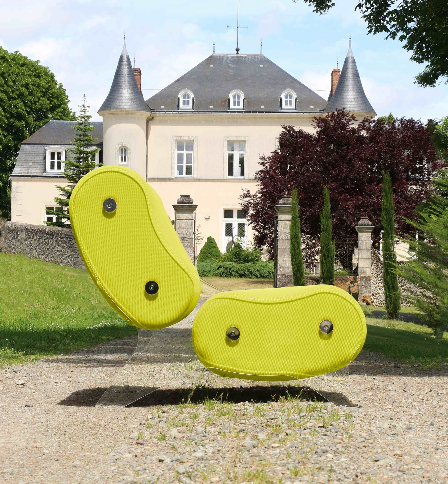 Fauteuil en altuglas et mousse alvéolaire - KUUMO DESIGN - La Maison MilanaiseMW06 - SP - 2Blanc