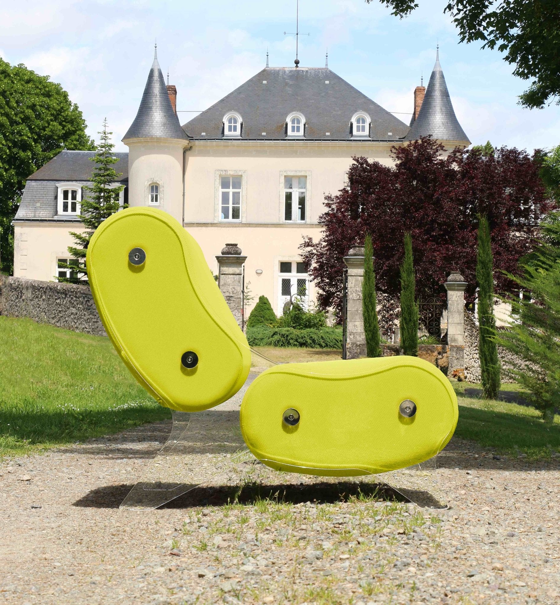 Fauteuil en altuglas et mousse alvéolaire - KUUMO DESIGN - La Maison MilanaiseMW06 - SP - 2Blanc