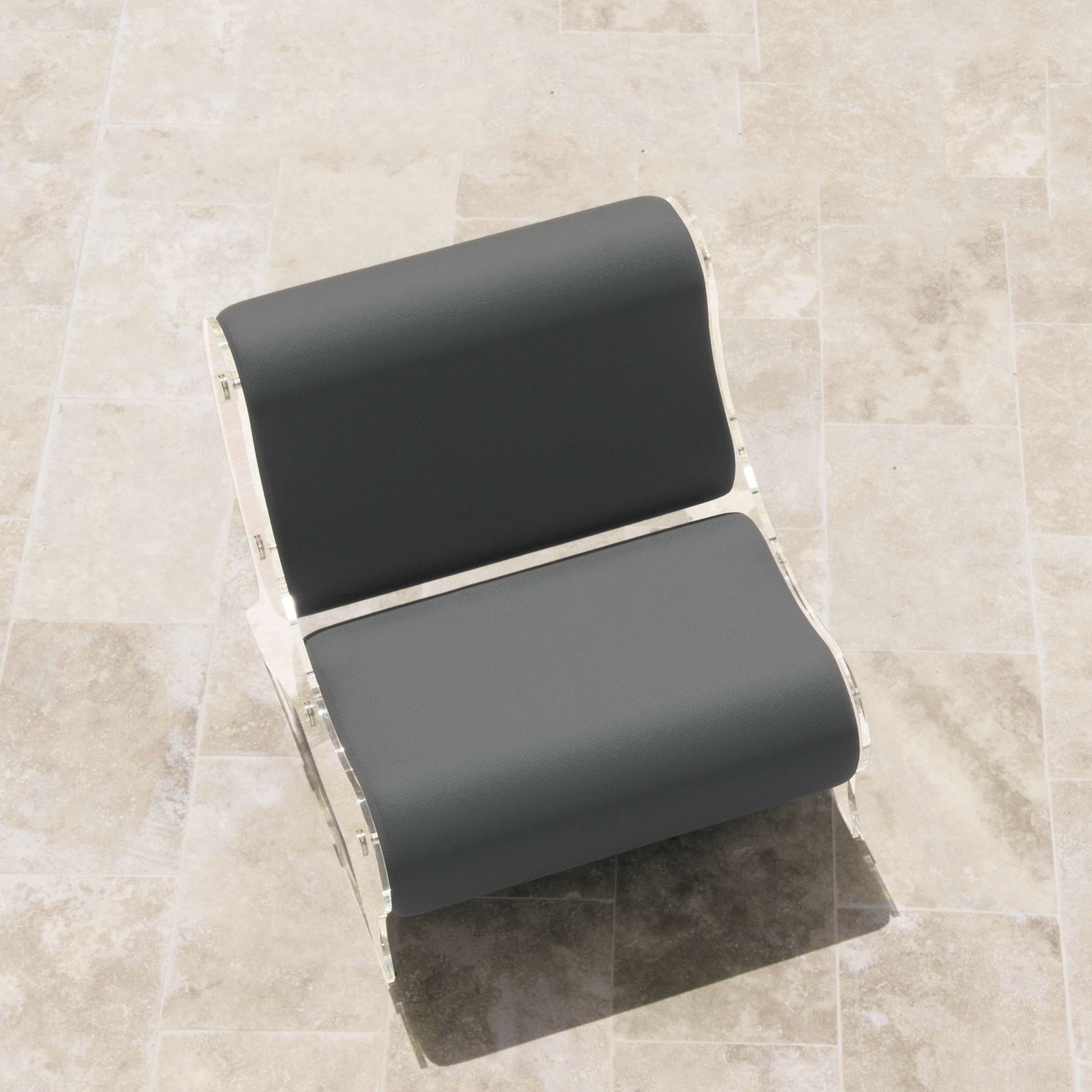 Fauteuil en altuglas et mousse alvéolaire - KUUMO DESIGN - La Maison MilanaiseMW06 - SP - 3Bleu Clair