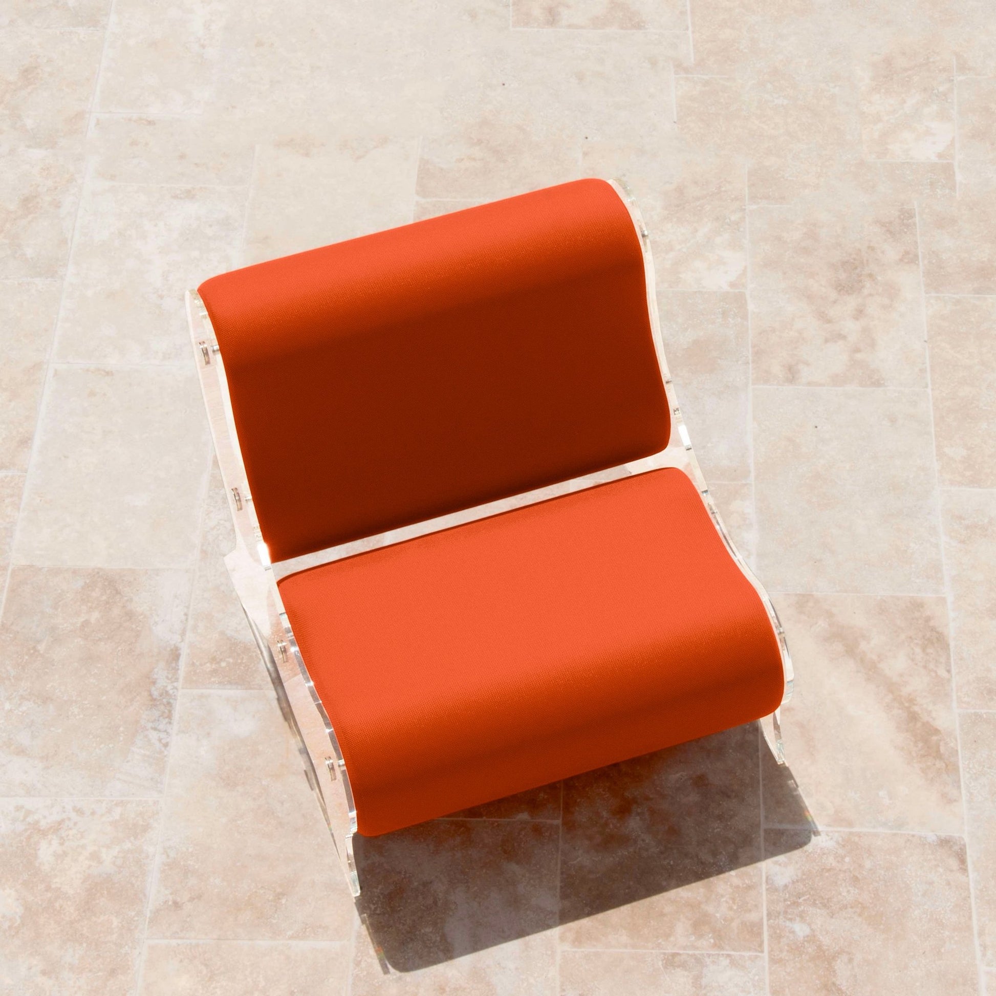 Fauteuil en altuglas et mousse alvéolaire - KUUMO DESIGN - La Maison MilanaiseMW06 - SP - 3Bleu Clair