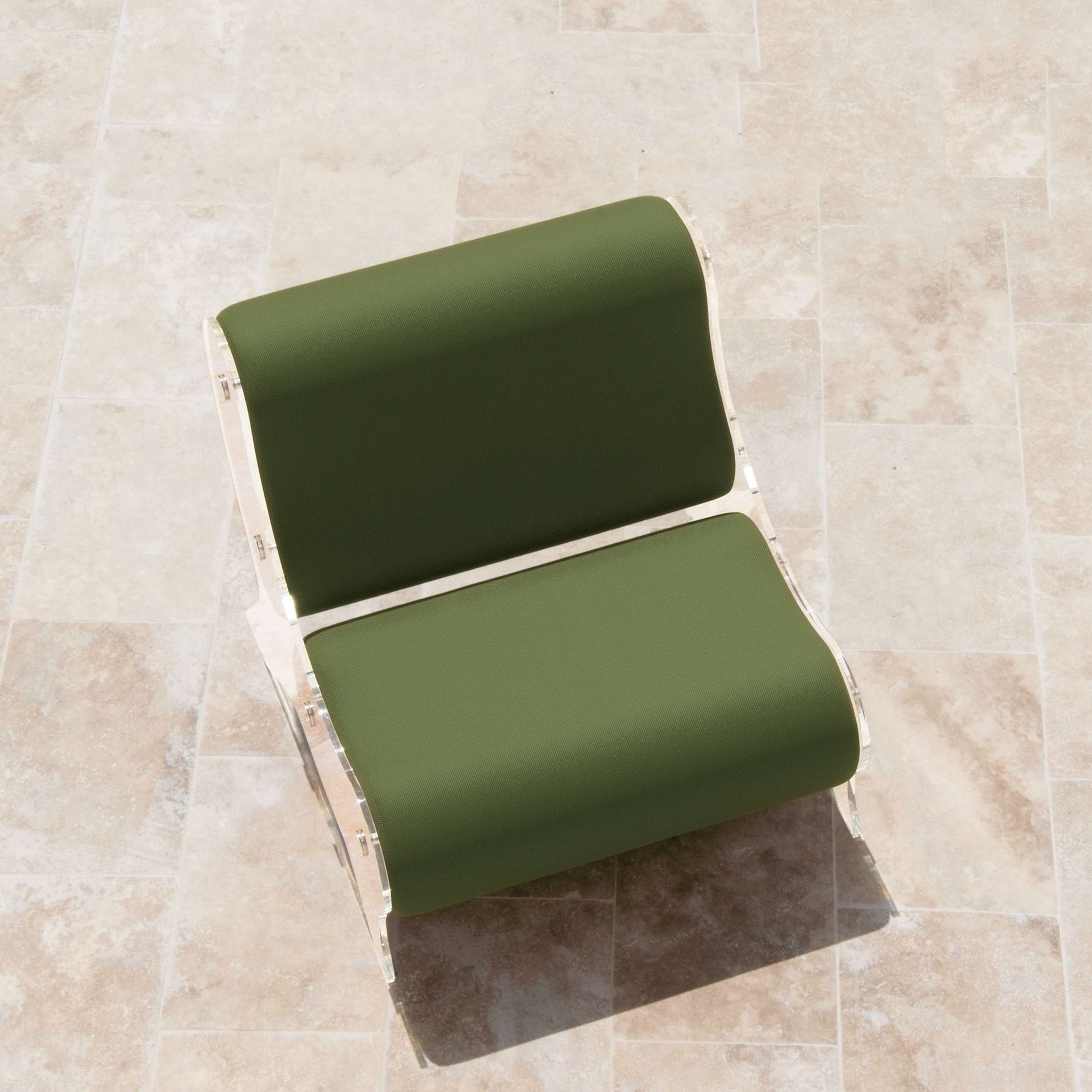 Fauteuil en altuglas et mousse alvéolaire - KUUMO DESIGN - La Maison MilanaiseMW06 - SP - 4Bleu