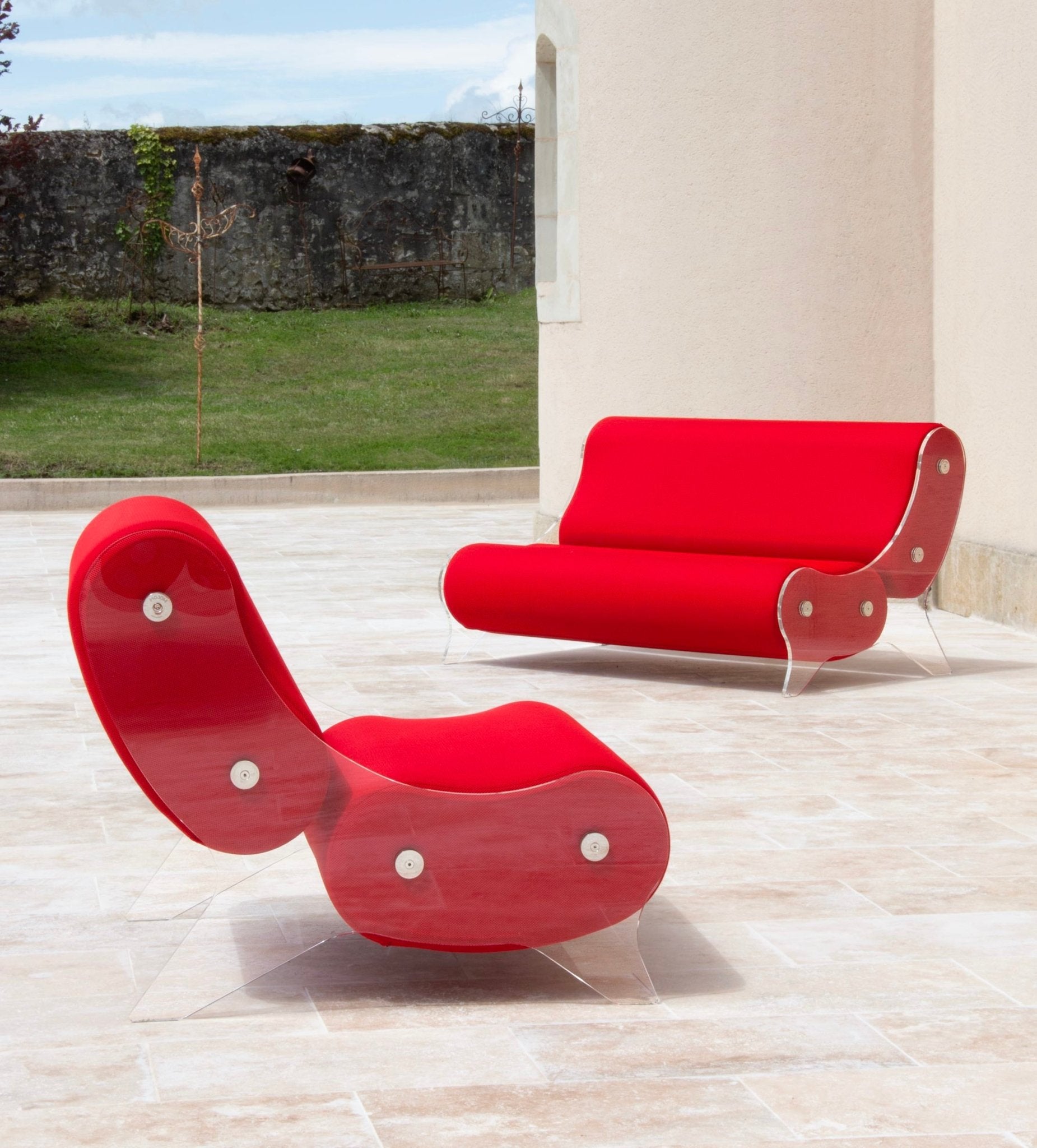Fauteuil en altuglas et mousse alvéolaire - KUUMO DESIGN - La Maison MilanaiseMW06 - SP - 2Blanc