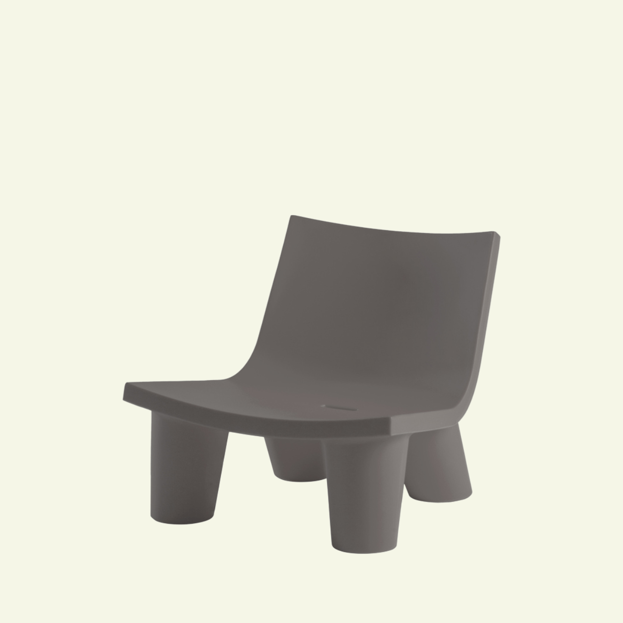 Fauteuil Low Lita – Design iconique par Paola Navone - SLIDE - La Maison MilanaiseLOWFAUTEUIL15Gris argileSans