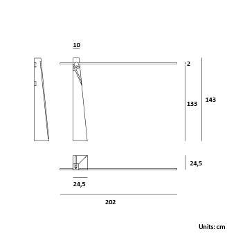 Lampadaire en aluminium et bois Astolfo - LUMEN CENTER - La Maison MilanaiseAST11LRHT