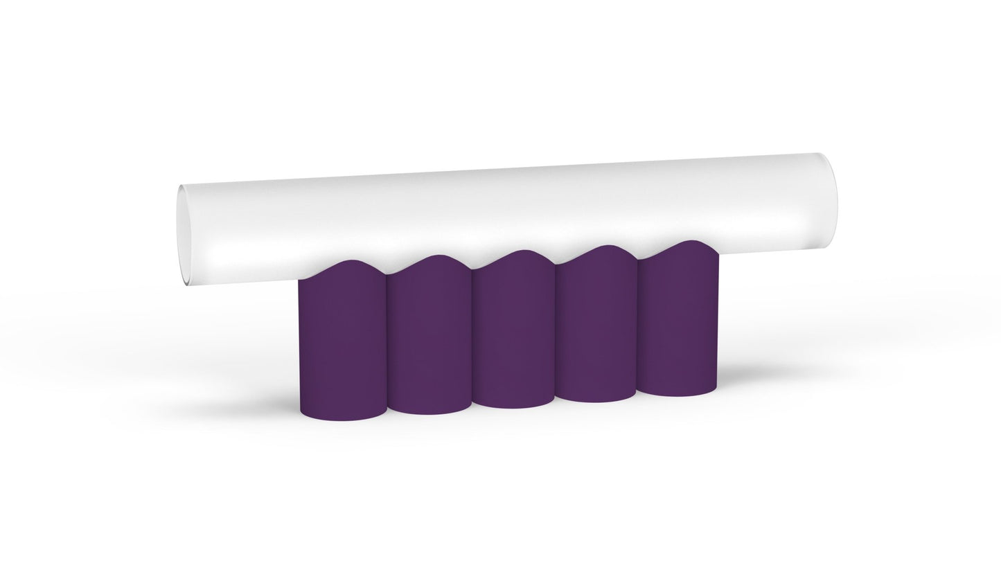 Lampe à poser 5 tubes en métal Multitude - MATIERE GRISE - La Maison MilanaiseMULTITUDE3APOSER - 19Ultra Violet 172