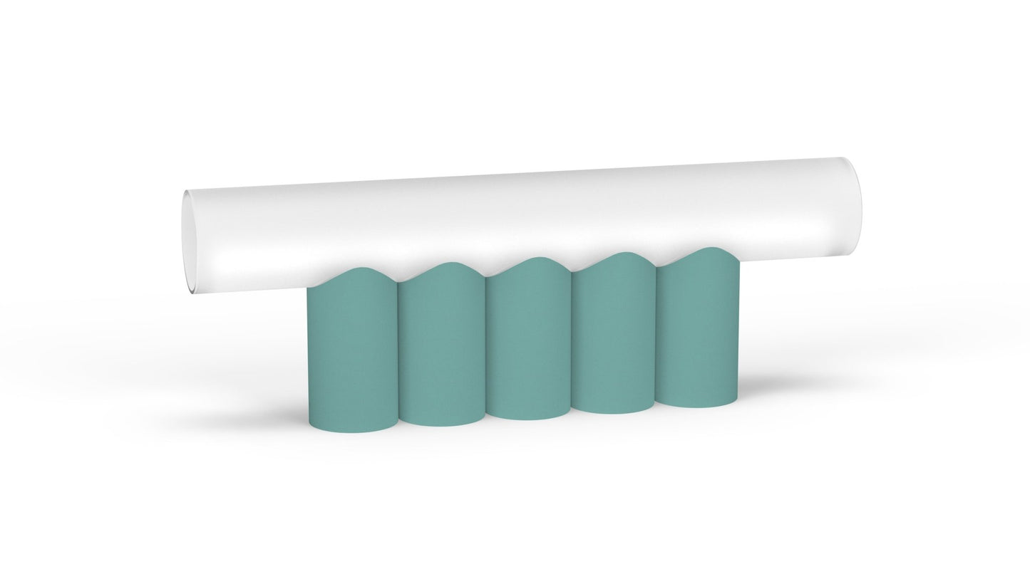 Lampe à poser 5 tubes en métal Multitude - MATIERE GRISE - La Maison MilanaiseMULTITUDE3APOSER - 24Celadon 006