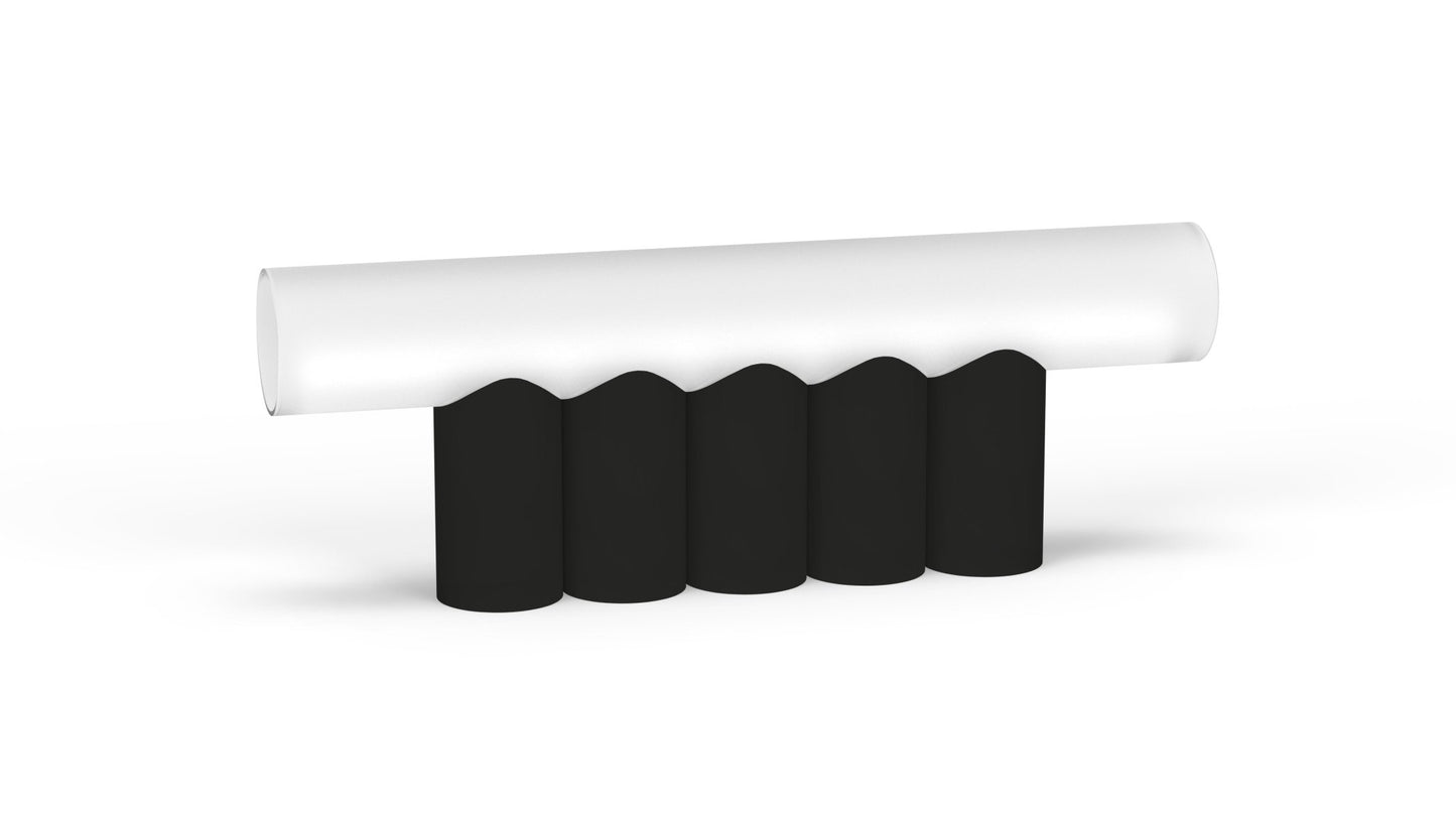 Lampe à poser 5 tubes en métal Multitude - MATIERE GRISE - La Maison MilanaiseMULTITUDE3APOSER - 6Noir mat 031