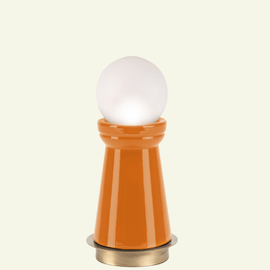 Lampe à poser conique en céramique Icon - MARIONI - La Maison Milanaise02987Orange