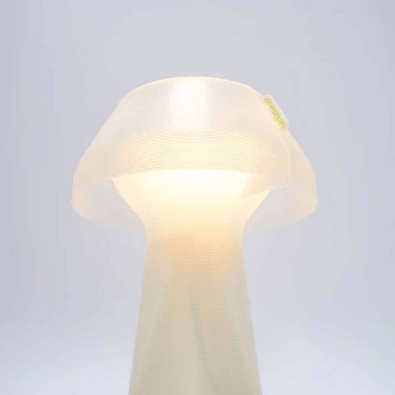 Lampe à poser en bioplastique blanche Originale.gcode - PRESQUE STUDIO. - La Maison Milanaiseoriginalgcodemononaturel - 1Originale Ø21cmxH27cmBlanc Chaud