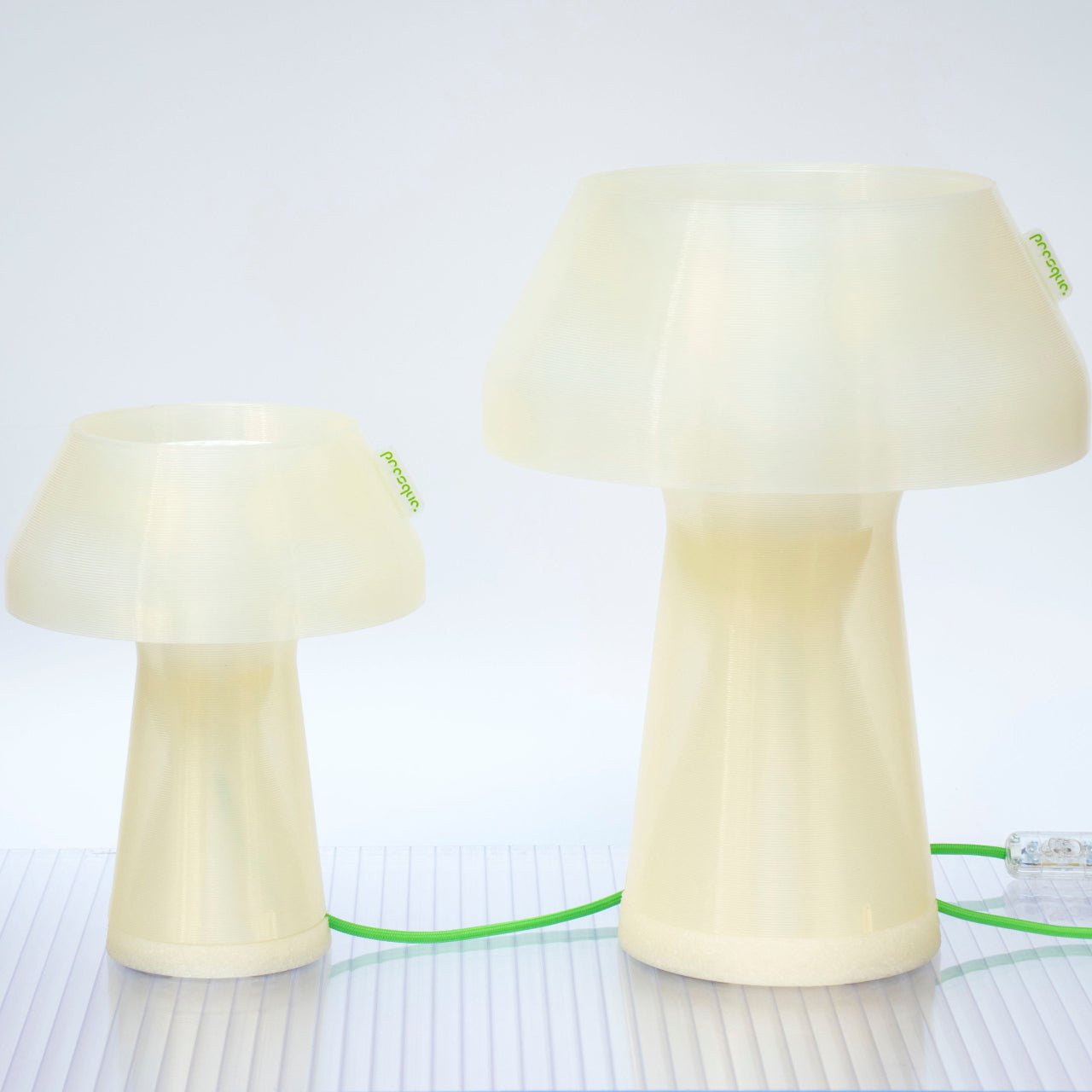 Lampe à poser en bioplastique blanche Originale.gcode - PRESQUE STUDIO. - La Maison MilanaiseBIGBlanc Chaud