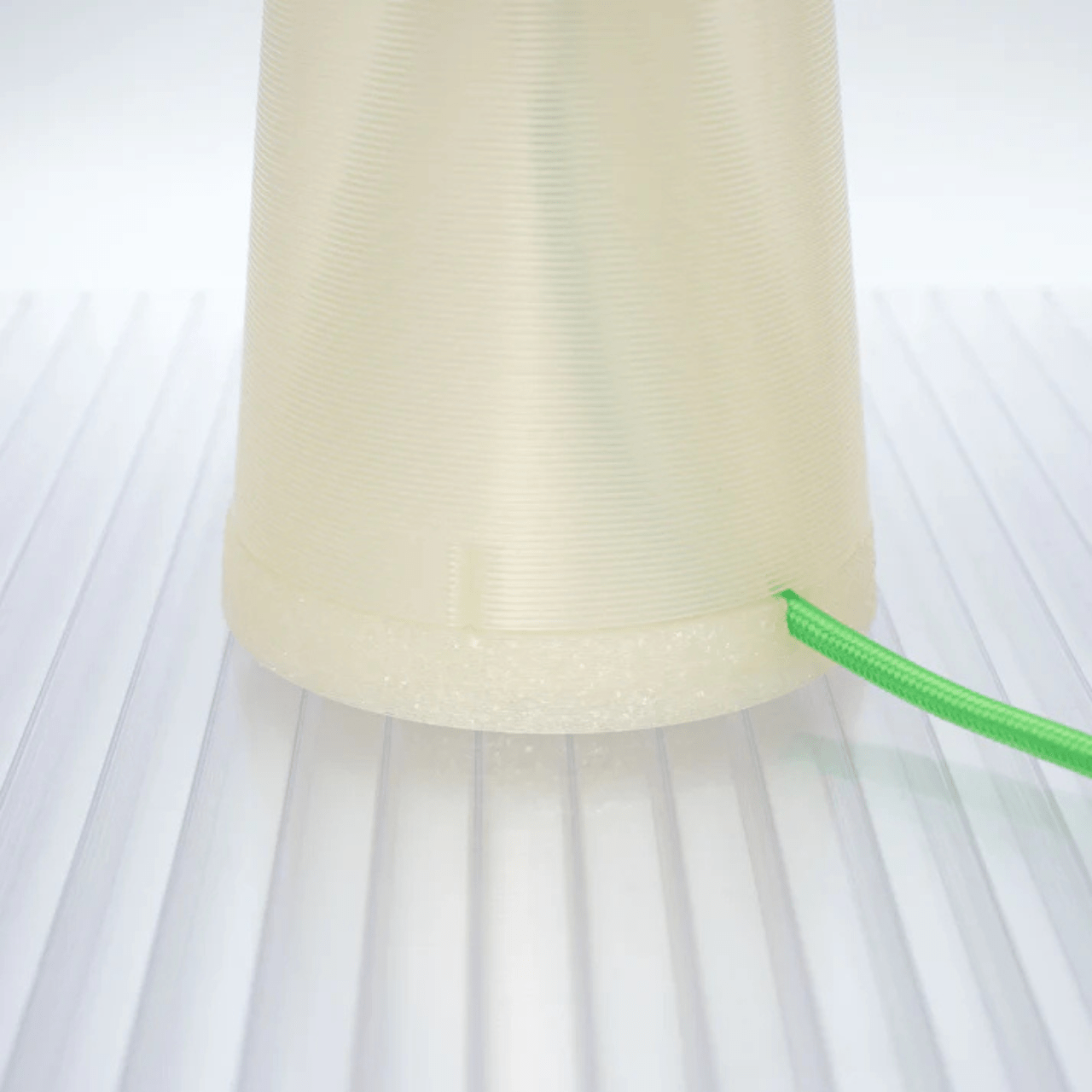 Lampe à poser en bioplastique blanche Originale.gcode - PRESQUE STUDIO. - La Maison Milanaiseoriginalgcodemononaturel - 1Originale Ø21cmxH27cmBlanc Chaud