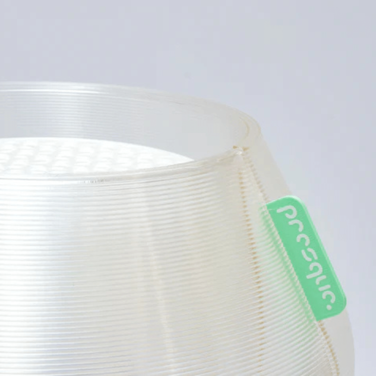Lampe à poser en bioplastique bleu et blanc Originale.gcode - PRESQUE STUDIO - La Maison Milanaiseoriginalgcodebleu - 1Originale Ø21cmxH27cmBlanc Chaud