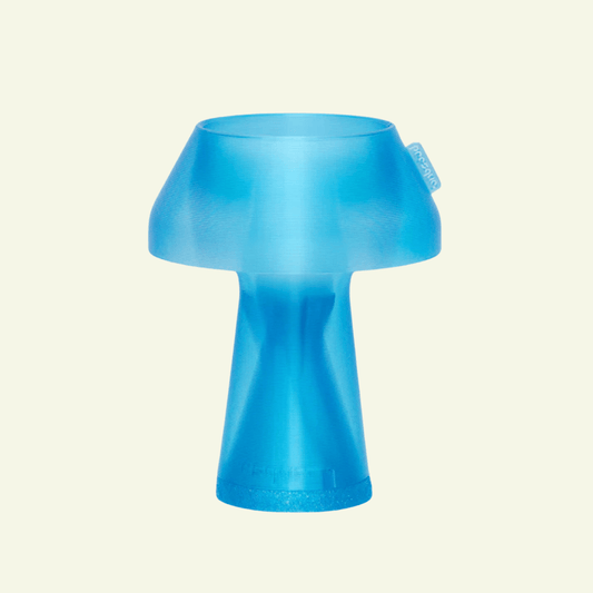 Lampe à poser en bioplastique bleu Originale.gcode - PRESQUE STUDIO - La Maison Milanaiseoriginalgcodemonobleu - 1Originale Ø21cmxH27cmBlanc Chaud