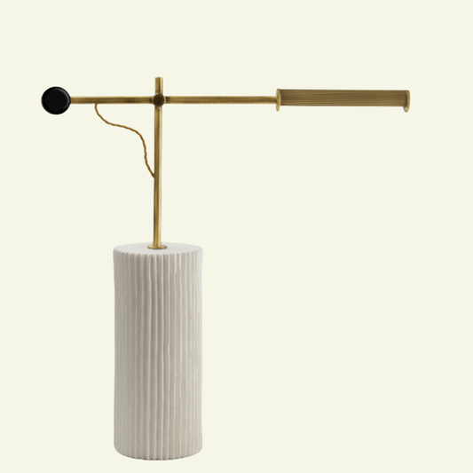 Lampe à poser en céramique blanche Goldie - MARIONI - La Maison Milanaise02822A