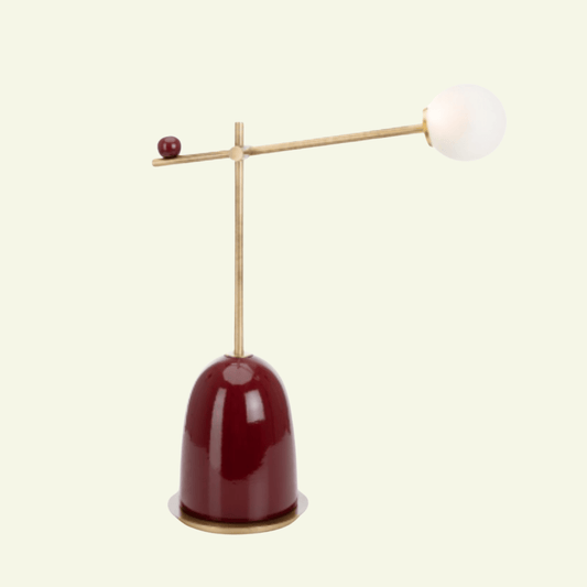Lampe à poser en céramique bordeaux Pins - MARIONI - La Maison Milanaise02985
