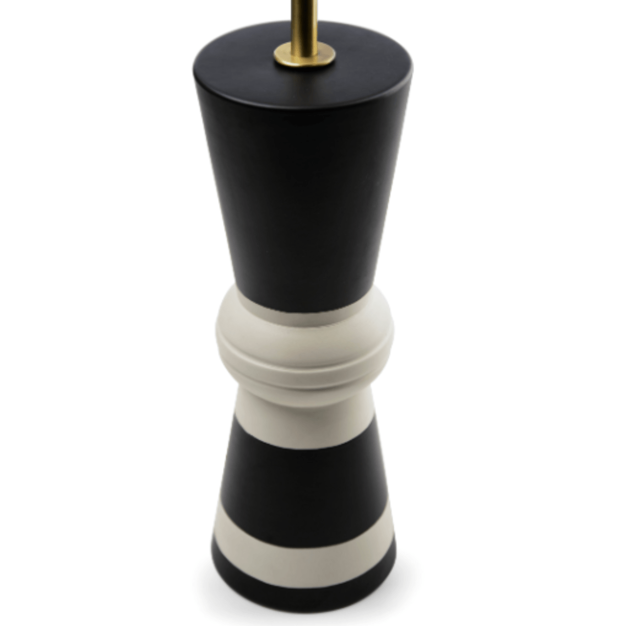 Lampe à poser en céramique noire et blanche Goldie - MARIONI - La Maison Milanaise02822B