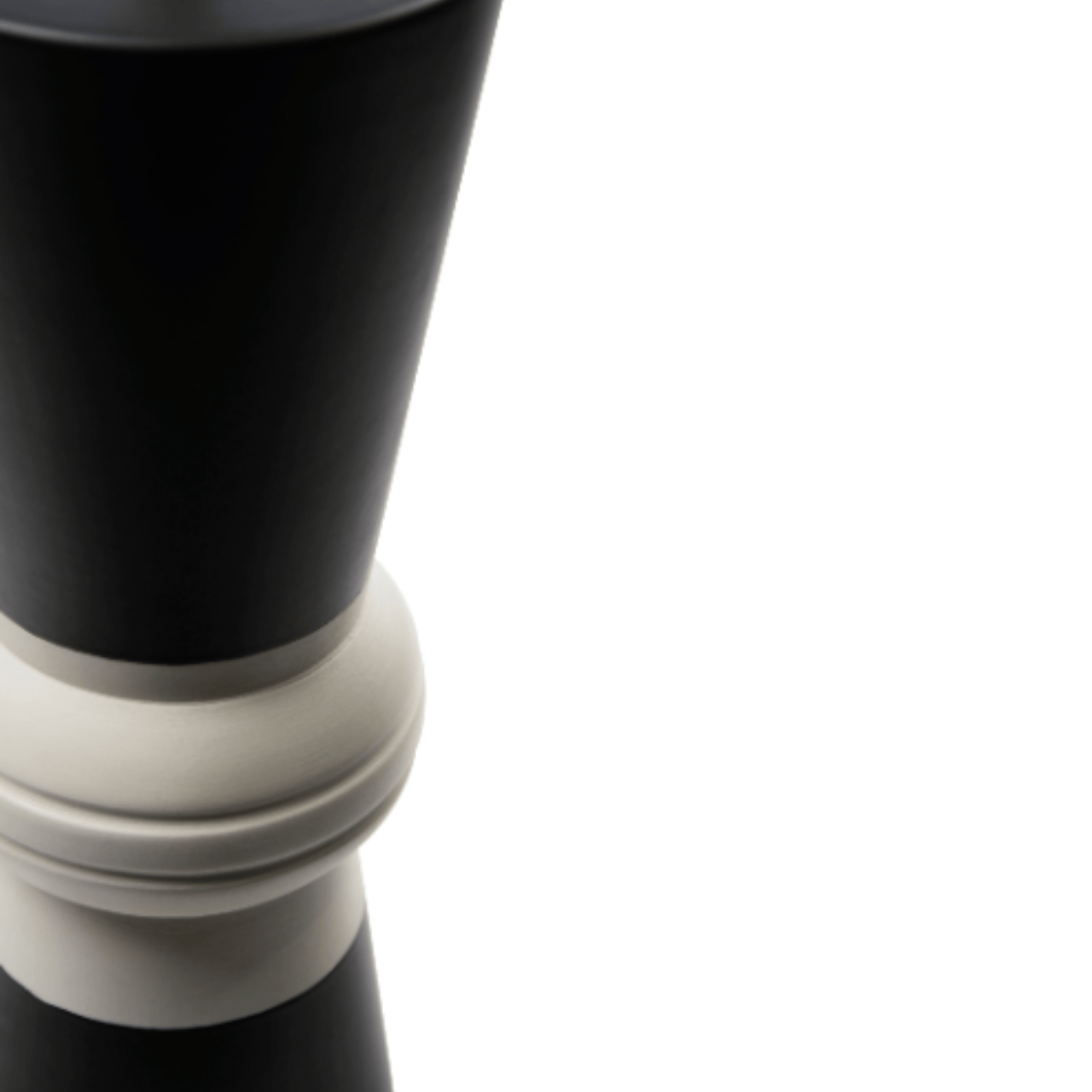 Lampe à poser en céramique noire et blanche Goldie - MARIONI - La Maison Milanaise02822B