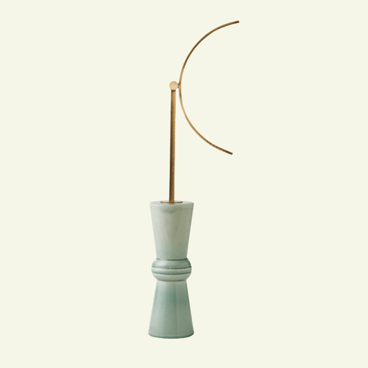 Lampe à poser en céramique vert d'eau Malibu - MARIONI - La Maison Milanaise02930B