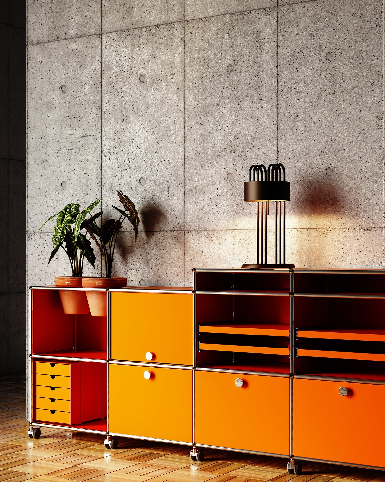 Lampe à poser en métal design TMB 02 - LUMEN CENTER - La Maison MilanaiseTMB02175Bronze