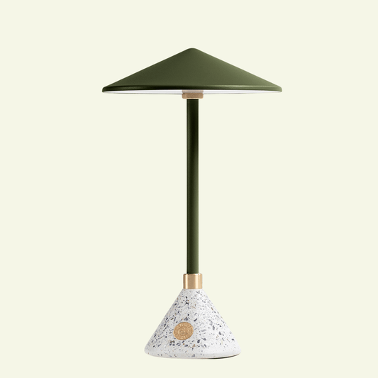 Lampe Baladeuse design et artisanale made in France Aurore - JURIE & JARRE - La Maison MilanaiseAUBA06MEBlanc AlbâtreMELO - coquilles de moules recyclées