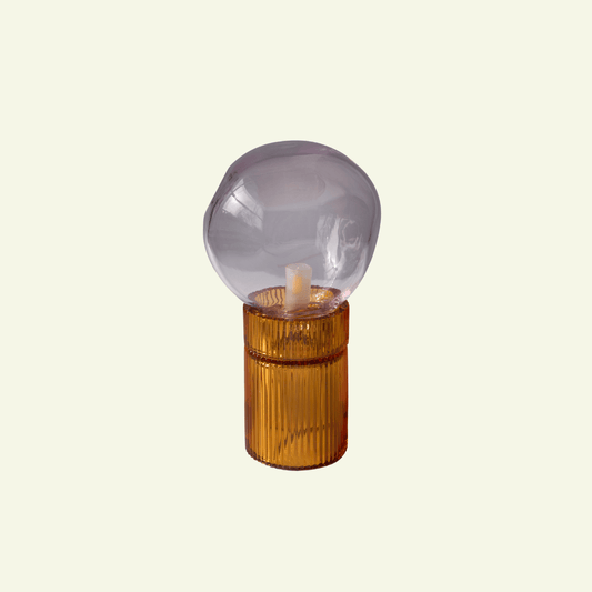 Lampe Nina Nuvelo en cristal soufflé à la main - STUDIO BOJOLA - La Maison MilanaiseNINAN - 1Ambre