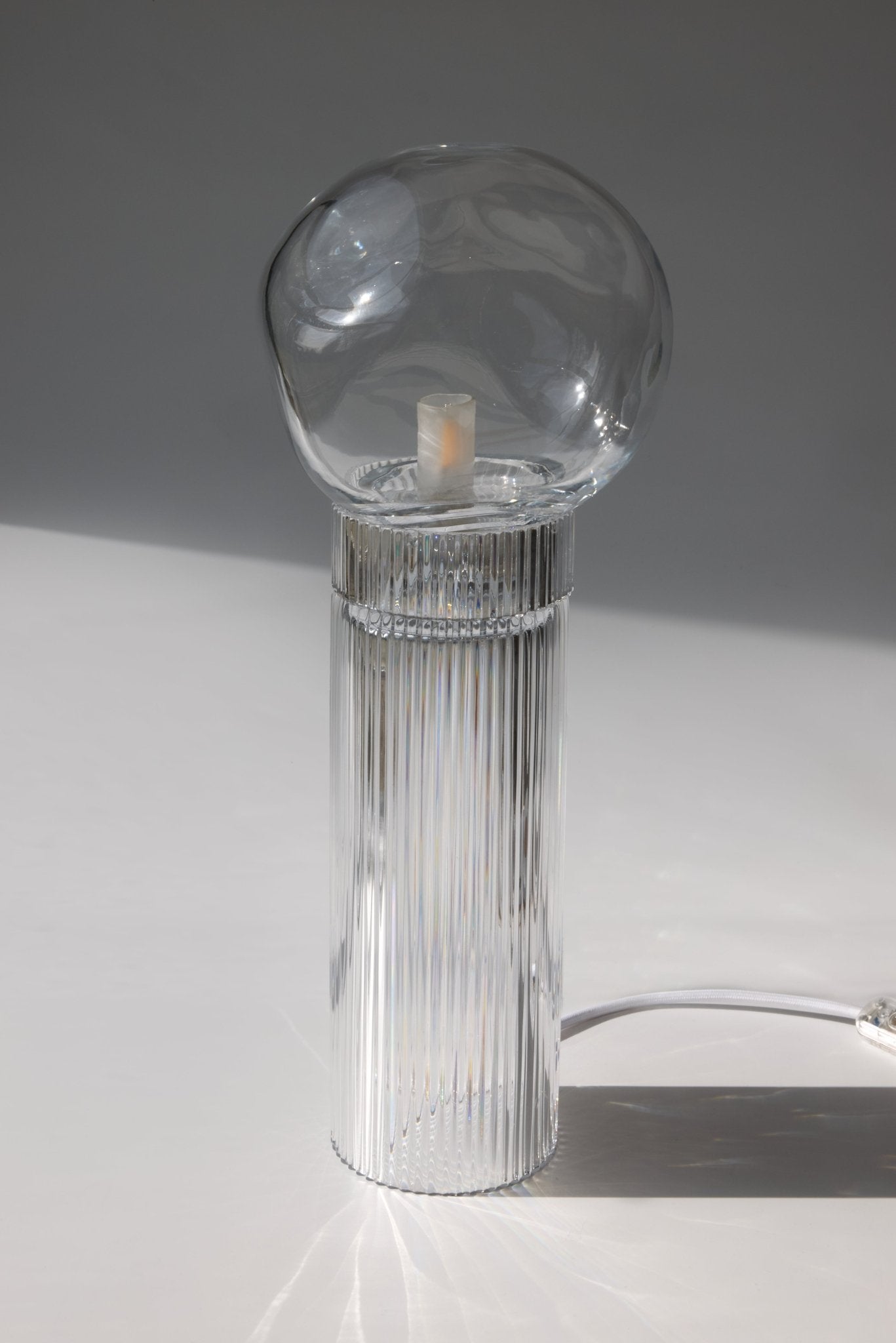 Lampe Onna Nuvola en cristal soufflé et gravé à la main - STUDIO BOJOLA - La Maison MilanaiseONNANUVOLABlanc
