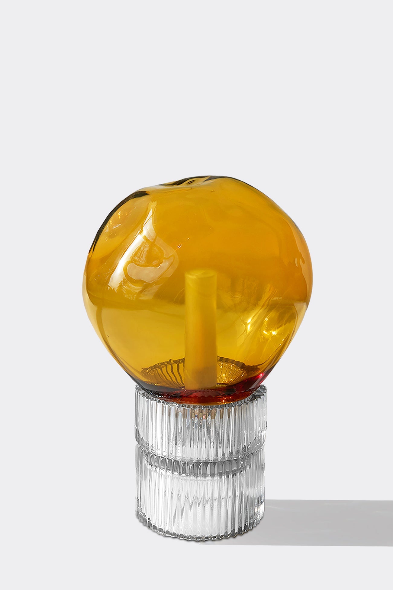 Lampe Tello en cristal soufflé et gravé à la main - STUDIO BOJOLA - La Maison MilanaiseTELLON - 6Blanc