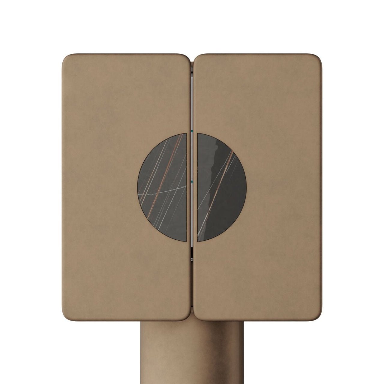 Meuble bar REGIS Bronze vintage et céramique Sahara Noir - ULTRA MOBILI - La Maison MilanaiseBRGBRONZE