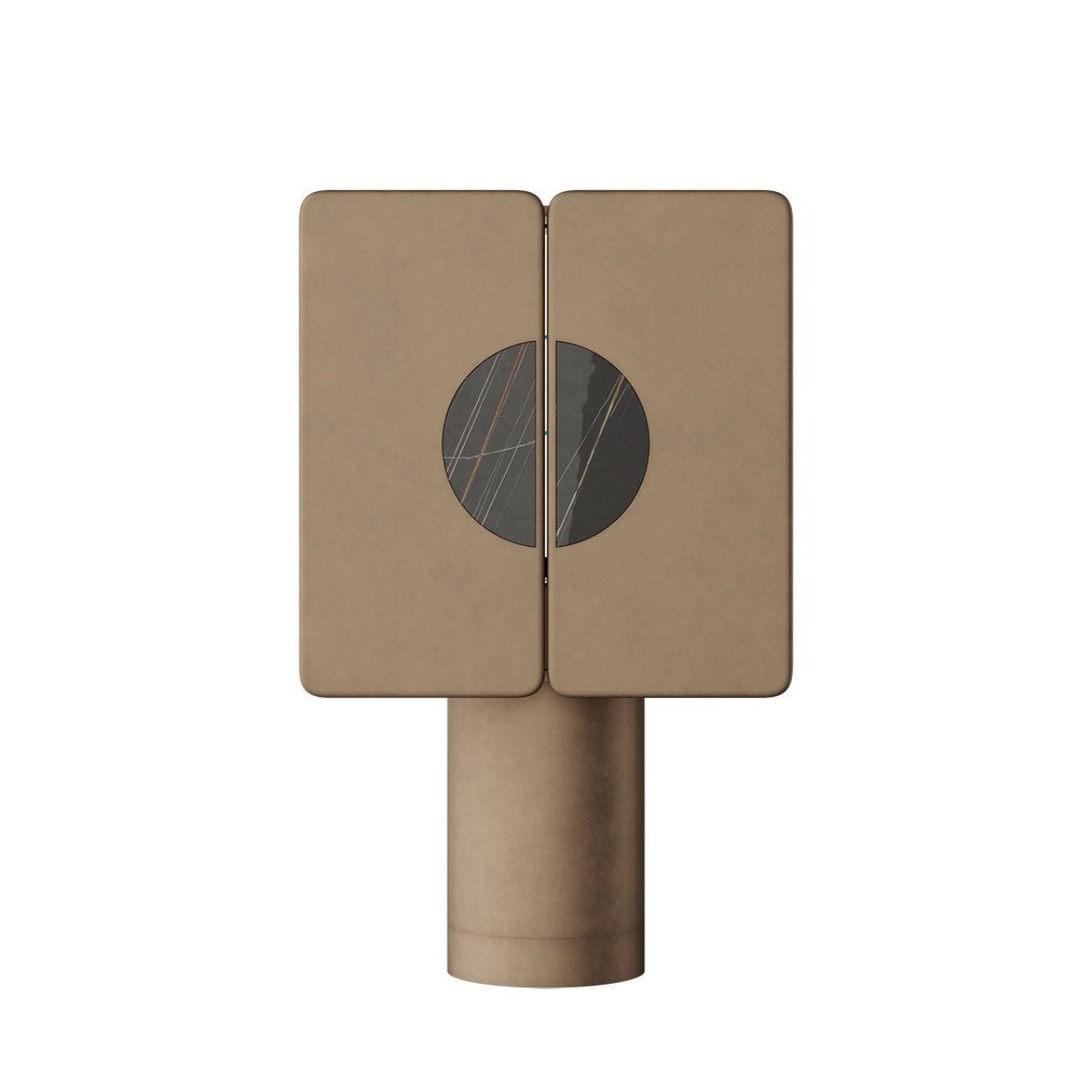 Meuble bar REGIS Bronze vintage et céramique Sahara Noir - ULTRA MOBILI - La Maison MilanaiseBRGBRONZE