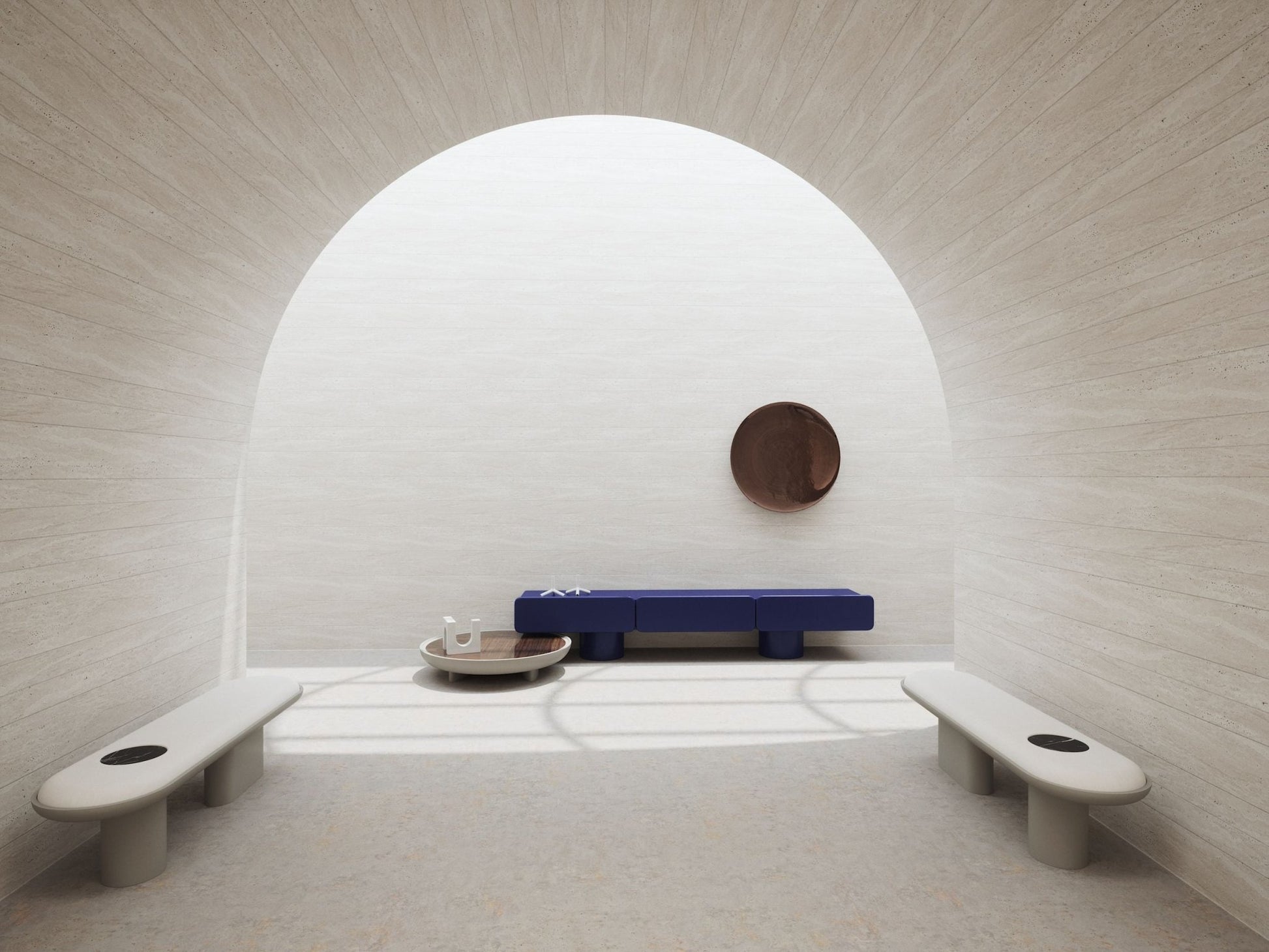 Meuble MARTE 3 – Rangement design italien aux lignes sculpturales - ULTRA MOBILI - La Maison MilanaiseSMR3.BRBronze