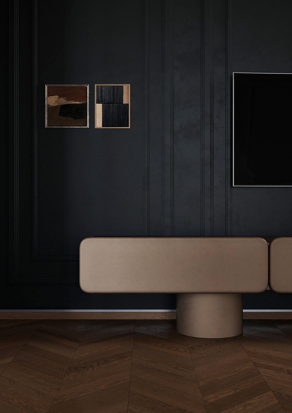 Meuble MARTE 3 – Rangement design italien aux lignes sculpturales - ULTRA MOBILI - La Maison MilanaiseSMR3.BRBronze