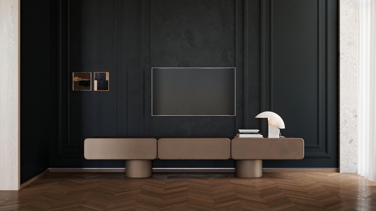 Meuble MARTE 3 – Rangement design italien aux lignes sculpturales - ULTRA MOBILI - La Maison MilanaiseSMR3.BRBronze