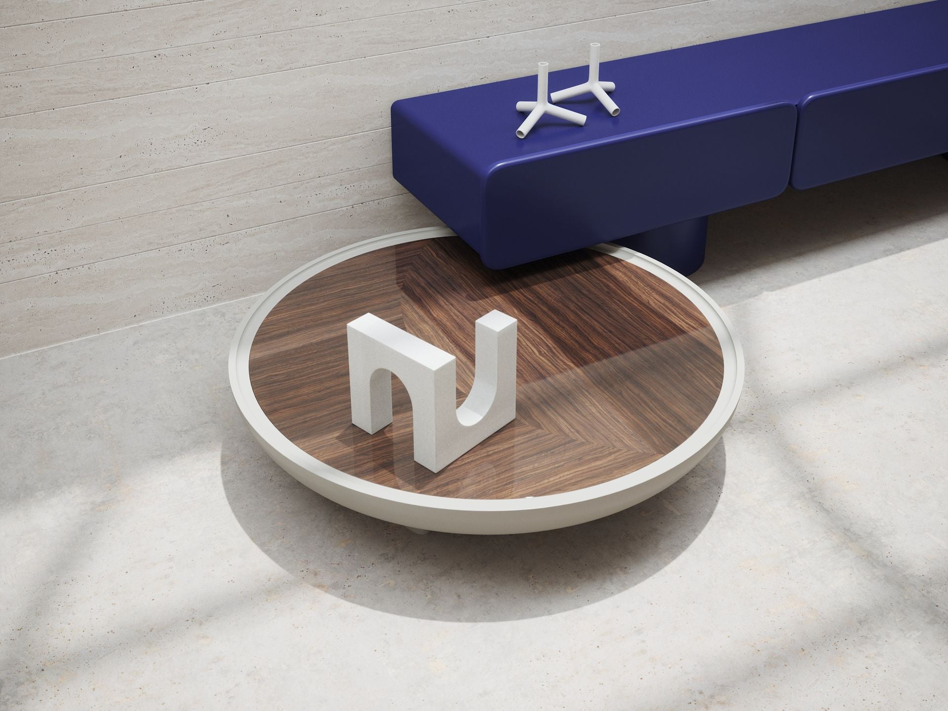 Meuble MARTE 3 – Rangement design italien aux lignes sculpturales - ULTRA MOBILI - La Maison MilanaiseSMRL0.NBleu Nuit