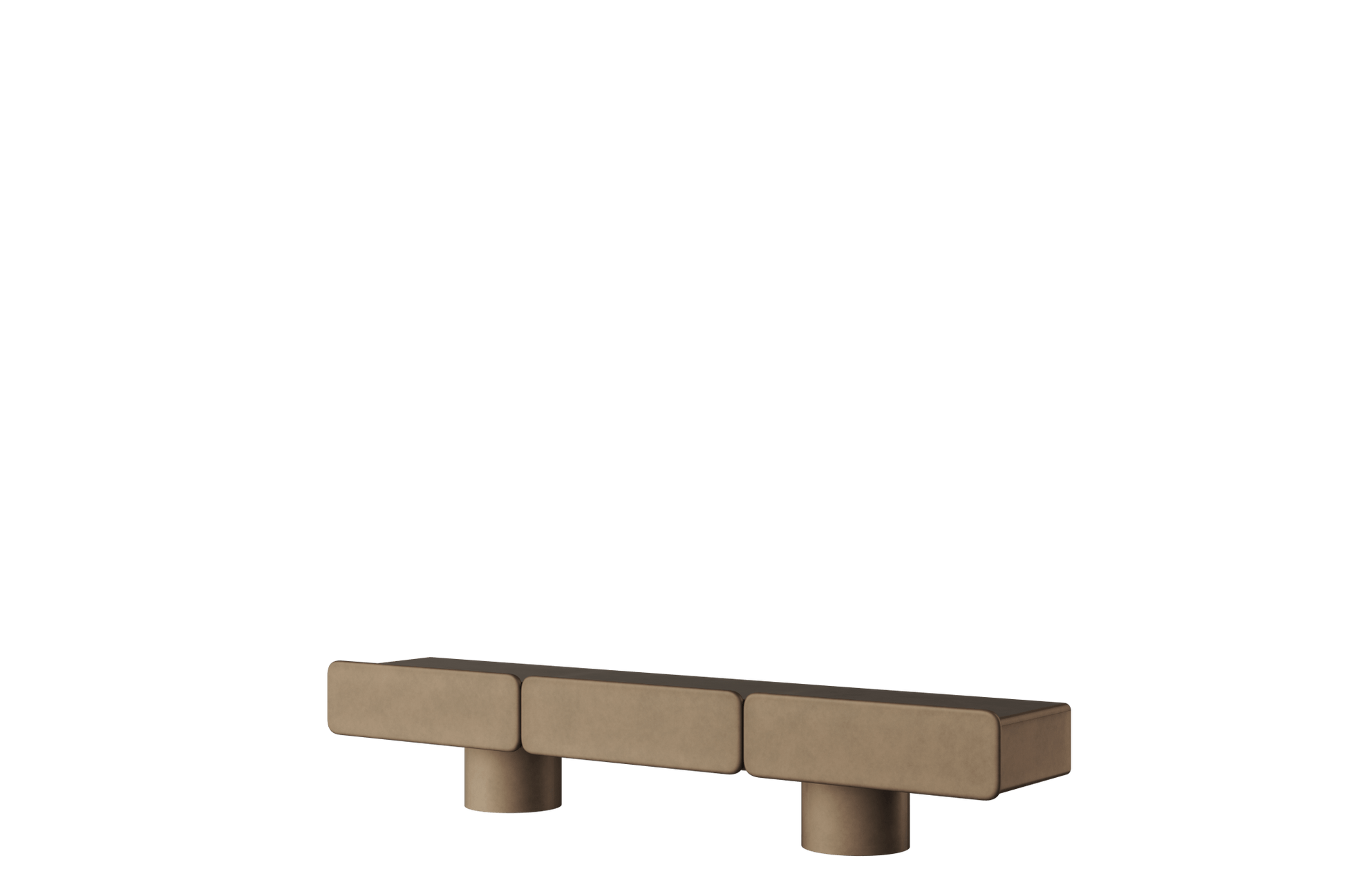 Meuble MARTE 3 – Rangement design italien aux lignes sculpturales - ULTRA MOBILI - La Maison MilanaiseSMR3.L0L0 Laqué mat