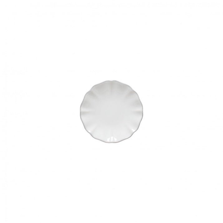 Mini assiettes/ Sous - tasses à volants en grès fin Rosa, lot de 6 - COSTA NOVA - La Maison MilanaiseDAP131B6 petites assiettes / sous - tasses Ø12.5cm H2cmBlanc