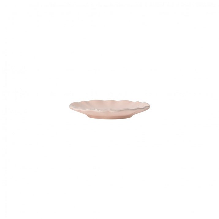 Mini assiettes/ Sous - tasses à volants en grès fin Rosa, lot de 6 - COSTA NOVA - La Maison MilanaiseDAP131B6 petites assiettes / sous - tasses Ø12.5cm H2cmBlanc