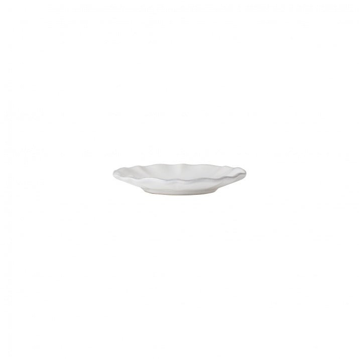 Mini assiettes/ Sous - tasses à volants en grès fin Rosa, lot de 6 - COSTA NOVA - La Maison MilanaiseDAP131B6 petites assiettes / sous - tasses Ø12.5cm H2cmBlanc