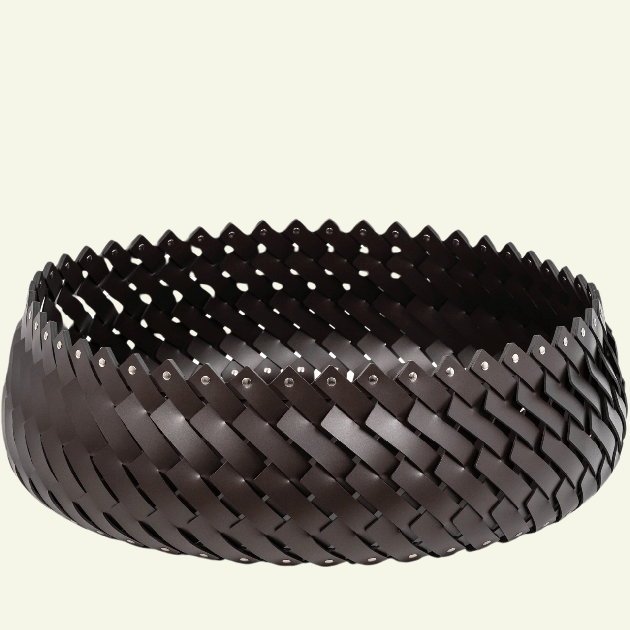 Panier rond en cuir Almeria - PINETTI - La Maison MilanaiseCAFEGRCafé