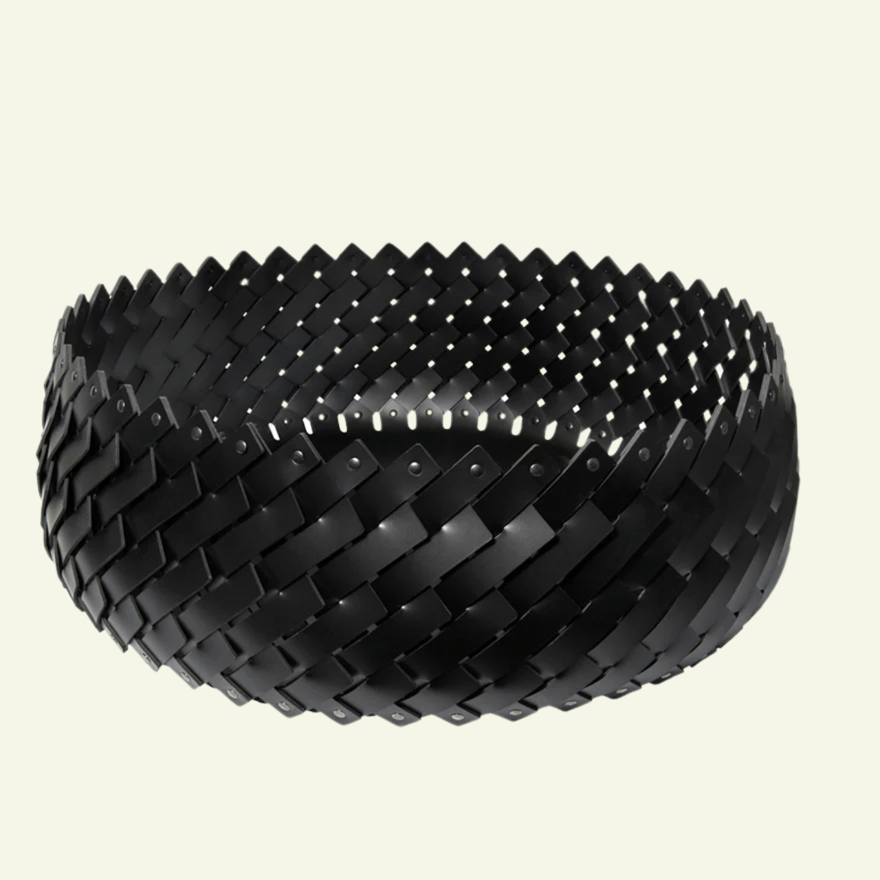 Panier rond en cuir Almeria - PINETTI - La Maison MilanaiseCREMEGRCrème