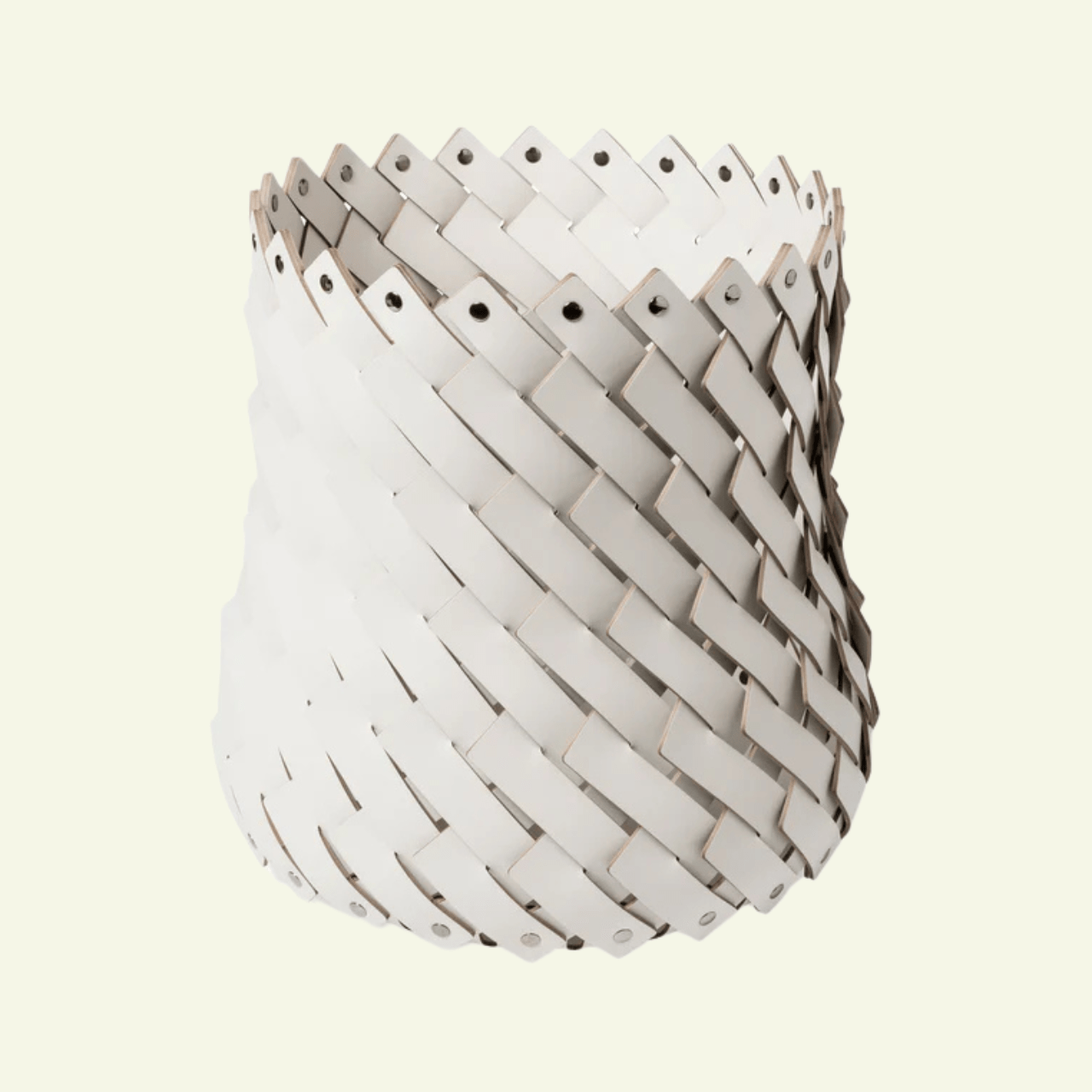 Panier rond moyen en cuir Almeria - PINETTI - La Maison MilanaiseVERTSMOYVert sauge