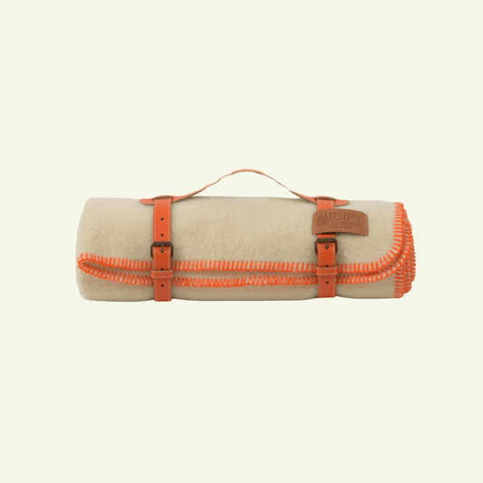 Plaid 100% Laine haute qualité française Lustou - MIDIPY - La Maison MilanaiseCarminSans porte - plaid