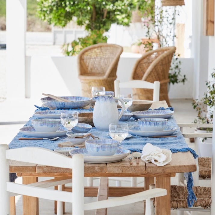 Plat ovale en grès fin Brisa - COSTA NOVA - La Maison MilanaiseGOA411BLEUBleu